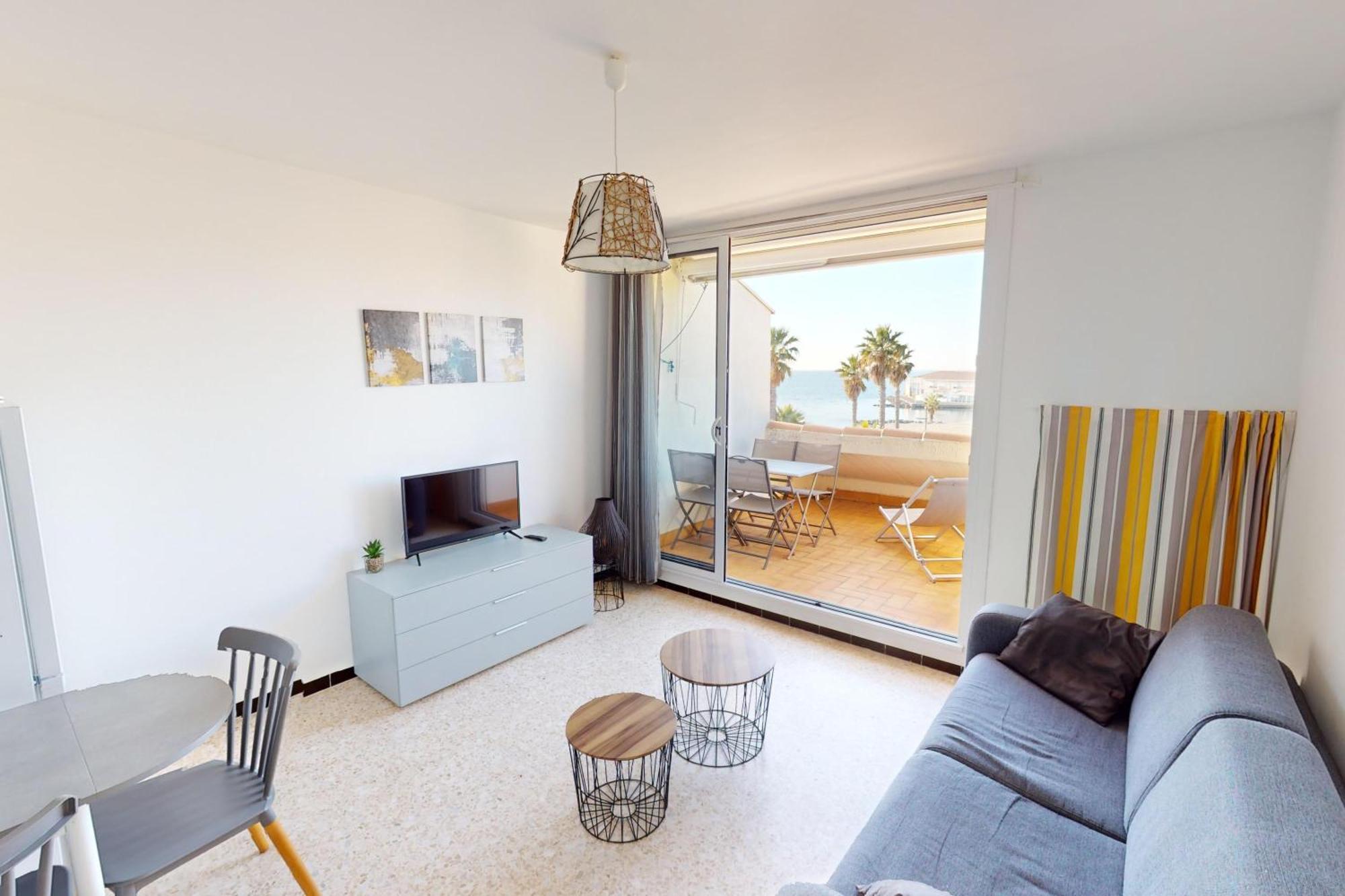Appartement T2 Vue Plage Meze Proche Sete Dış mekan fotoğraf